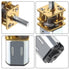 Coliao 3pcs 12V 30RPM N20 3mm DC High Torque Speed Reduction Motor Shaft Mini Metal Gearwheel Gear Motor with Metal