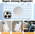 flewfun 13/14 Magnetic for iPhone Case Cute Stripes Phone Case, Shockproof Slim TPU and Hard PC Protective Phone Cover