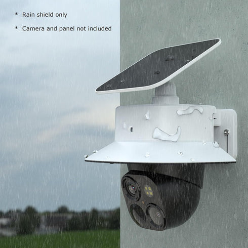 Sun Rain Guard for eufy Solocam S340, Protective Sun Shade Shield Compatible with eufy security Solocam S340 (Black)