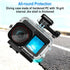 KETOPKIN 6 Camera,60M/196FT 6 Waterproof Case for DJI Osmo Action Underwater Diving Housing Dive Protection Shell