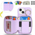 Hamany 13 13 5G 6.1 Inch-Purple Compatible with iPhone Wallet Case with Card Holder,for iPhone Phone case Wallet