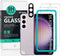 Ibywind 2 Pack Screen Protector For Samsung Galaxy S24 5G, 9H Hardness Tempered Glass with Camera Lens Protector