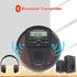 Rechargeable CD Player Portable with Bluetooth - Compact Anti-Skip Walkman CD Player with Earphone and LCD Display