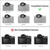 2 Pack FDA-EP21L A7IV A7RV Soft Silicone Camera Eyepiece Eyecup + Eyecup Eyepiece, Camera Viewfinder Eyeshade