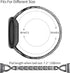 Wearlizer Metal Band Compatible with Fitbit Versa 4/3/Sense/Sense 2 - Dressy Stainless Steel Rhinestone Bracelet