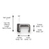 THE CIMPLE CO - Siamese Coaxial Cable Clips, Cat6 Electrical Wire Clip, 1/2 in Nail Clip, Black (50 pcs)
