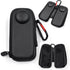 Sports Camera Accessory Kit for Insta360 X4 - Hard Case Protector, Silicone Protector, Tempered Glass Film