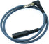 50cm Right Angle 4 Pole 3.5mm Male to 4 Pole 3.5mm Female Stereo Audio Extension Cable Adapter