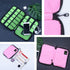 baozai Smart Watch Bands Organizer, Waterproof Portable Electronics Travel Accessories Bag, Pink