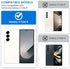 VEGO Blue Case for Samsung Galaxy Z Fold 6 with S Pen Holder, Hinge Protection, 360° Ring Kickstand