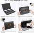 MOSISO MacBook Air 15 inch Case 2024 2023 Release M3 A3114 M2 A2941 with Touch ID, Hard Shell, Sleeve Bag, Keyboard