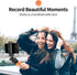 Aureday Phone Tripod, Flexible Tripod for iPhone and Android, Portable with Wireless Remote and Clip for Video