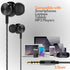 Betron BS10 Wired Earphones: Noise-Isolating In-Ear Buds with Microphone, Volume Control & Powerful 12mm Bass Drivers.