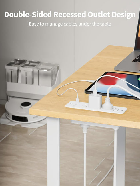 HOPOW 5 6 5 (3 900J Recessed Power Strip FT Recessed Outlet, Flush Mount Furniture Outlet with Outlets USB Ports USB