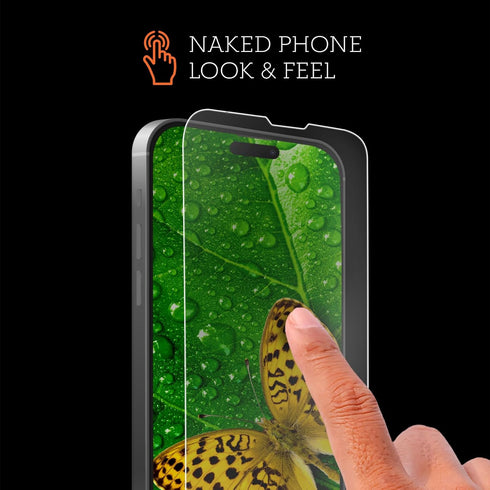 STM Ultra Premium EcoGlass iPhone Screen Protector! 100% Recycled & Recyclable, Crystal Clear, Shatterproof, Scratch