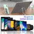 Foldable Cell Phone Stand for Desk - Adjustable Ring Holder Kickstand for Office & Magnetic Car Mount