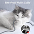 7 5ft 10Gbps Cat Ethernet Cable High-Speed, Premium Braided Flat Design for Gaming, Streaming, Home and Office
