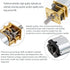 BYDGUMEI 12V 1000RPM N20 Motor,GA12-N20 3mm (3 DC Mini Reduction Gear Reduction Mini Metal Gear Box Gear Motor Axis