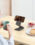 OMOTON Stand for MagSafe Charger, Foldable Phone Holder for MagSafe Accessories, Compatible with iPhone 16/15/14/13/12