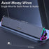 LENRUE Computer Speakers for Desktop,PC Speakers with Single USB for Power and Stereo Sound,Touch Lights Gaming