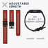 kwmobile Straps Compatible with Garmin Forerunner 55 - 2x Replacement Silicone Watch Bands, Black/Grey