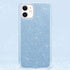 MILPROX Bling Sparkly Glitter Case for iPhone 11, Protective 3 Layer Hybrid Anti-Slick Slim Soft Cover, Blue