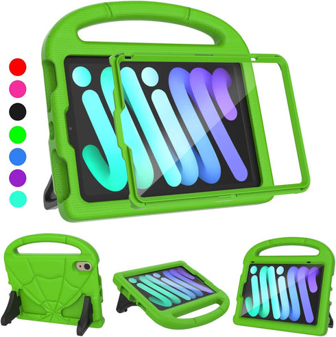 iPad Mini 6 Case for Kids 2021 (8.3 inch, 6th Generation), Lainergie Lightweight Shockproof Kid-Proof Cover with Handle