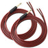 1/4 TS Plug to Bare Speaker Wire Audio Cable, 6.35mm Male Mono Adapter Replacement Open End (3feet*2)