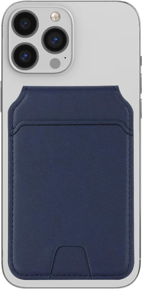 Cavor Magsafe Wallet for Apple Wallet, Magnetic Phone Magsafe Wallet for iPhone 15/14/13/12 Series, Blue
