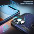 Anqrp iPhone 11 Case, Military Grade Protective Cover with Enhanced Metal Ring Kickstand, Blue