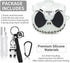 Compatible with Apple AirPods Pro 2nd/1st Generation Case Cover, Cleaner Kit and Cute Keychain, Soft Silicone Case