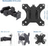 VIVO Steel Universal Bracket Pole Mount with Removable VESA Plate, Fits up to 30 inch Screens, Black