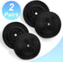 PChero 2 Pairs Headphone Ear Pads Covers with Stretchable Knit Fabric, Washable Earcup Protectors for On-Ear Headset