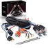 H4 Relay Harness 1set 2 Headlight H6054 6024 9003 5x7 7x6 Led