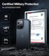 TORRAS Upgraded Shockproof Case for iPhone 13 Pro Max, Military Grade Drop Protection, Translucent Matte Slim Case,