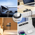 AhaStyle 3 Pack Cable Clips, Self-Adhesive Cord Holders for Desktop Organizing USB and Power Cords