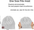Wireless Beanie Headphone Hat for Women, Winter Knit Cap with Built-in Stereo Speakers Mic for Outdoors Sports Running