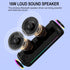 CofunKool 16W 5.4, 3600mAh IPX55 Portable Speaker with RGB Lights, Clear Stereo Loud Sound, AUX Input TF Card Slot
