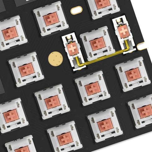 YIMAGUJRX Keyboard Stabilizer Films, 20 Pcs Teflon Pads for Custom Gaming Keyboards