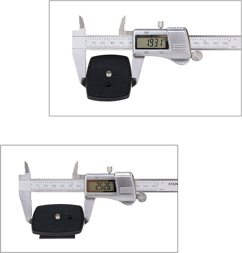Camera Tripod Monopod Head Quick Release Plate Adapter with 1/4'' Screw for Q111/Q222/Q100 Tripod