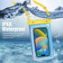 Waterproof Phone Pouch Floating - 2 Pack, Underwater Cell Phone Holder with Lanyard for iPhone 15 Pro Max, Galaxy