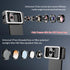 MIAO LAB 15X 15X 17mm 15/15Pro/15Pro Phone Macro Lens with LED Fill Light, Macro Lens + Thread Lens Adapter for iPhone