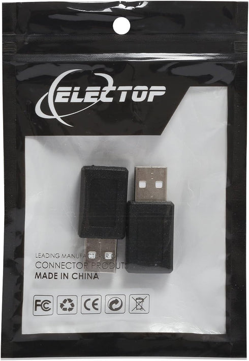 ELECTOP 2 Pack USB 2.0 A Male to USB B Mini 5 Pin Female Adapter Converter