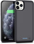7800mAh Battery Case for iPhone 11 Pro Max, Extended Portable Charging Pack, 6.5-inch Waterproof, Black