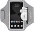 Running Armband with Earphone Bag for iPhone 16 15 Pro 14 Plus 13 11 XR XS, Galaxy S24/S10, Water Resistant Phone Holder