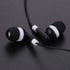 50 Pack Bulk Earbuds for Classroom,Student Basic Headphones in Ear for School Kids Children Toddler Boys Girls Teen and Adult,3.5 MM Earbuds Dot Headphones,Individually Bagged (Black)