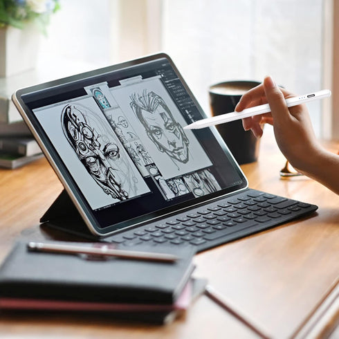 Apple Pencil for iPad 10th Generation, Stylus Pen for iPad (9/8/7/6) with Palm Rejection, High Sensitivity & Tips