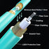 LC to LC Fiber Patch Cable OM3 1M/3ft, 10GB Duplex 50/125um Multimode Fiber Cord LSZH