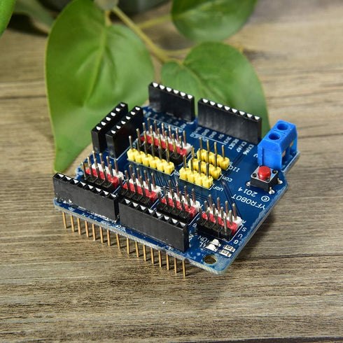 Comimark 2Pcs V5 Sensor Shield Expansion Board for Arduino UNO R3 V5.0 Electric Module