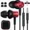 Magnetic Wired Earbuds for Samsung Galaxy A15 A14 A13 A12 A03s, Noise Canceling HiFi Stereo for iPhone 6 6s 5